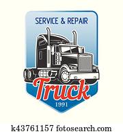 Transportation Truck Logo Vector Design. Transportation Truck Logo Vector Design.