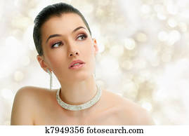 woman with jewelry