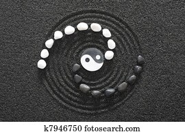 zen stones with yin and yang zen stones with yin and yang