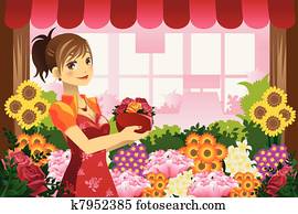Florist girl Florist girl
