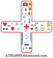 Medical vectoricon set for health care industry Medical vectoricon set for health care industry
