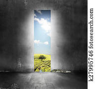 portão, para, paraisos