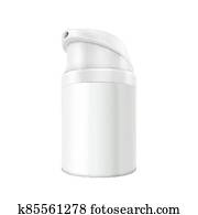 Cosmetic Foam Bottle Can Sprayer Container Vector Cosmetic Foam Bottle Can Sprayer Container Vector