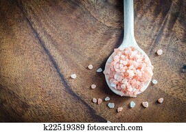 Pink himalayan salt