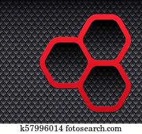 רקע, 3d, עם, הכסגונים