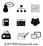 Business icon set