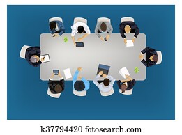 Business meeting concept