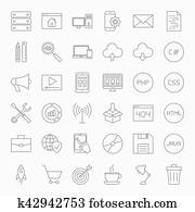 kodierung, linie, heiligenbilder, satz kodierung, linie, heiligenbilder, satz