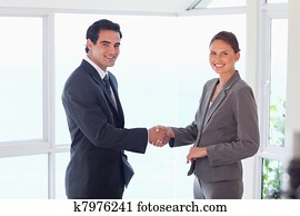 sida se, av, le, handel, partner, hand skälv