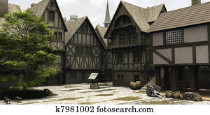 Medieval or Fantasy Town Centre Mar Medieval or Fantasy Town Centre Mar