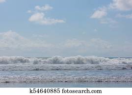 East coast Atlantic ocean beach scene. Stock Image | u10059912 | Fotosearch
