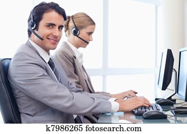 Smiling operators using a computer