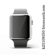 Black smart watch Black smart watch