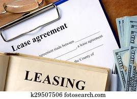 Book with word leasing