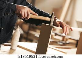 Carpenter at work Carpenter at work