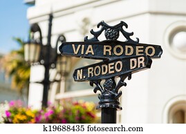 Rodeo Drive street signs Rodeo Drive street signs