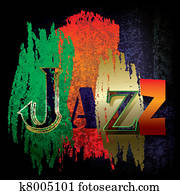 Abstract jazz music background Abstract jazz music background