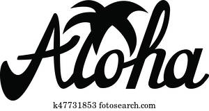 logo aloha shirt