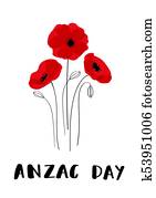 ANZAC Day card in vector format. ANZAC Day card in vector format.