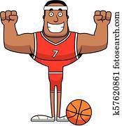 Cartoon Basketball Player Clipart Royalty Free. 3,340 cartoon