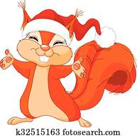 Christmas Squirrel Christmas Squirrel