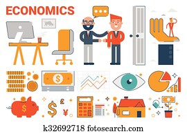 Economics Clip Art | Our Top 1000+ Economics Vectors | Fotosearch