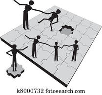 people teamwork to success