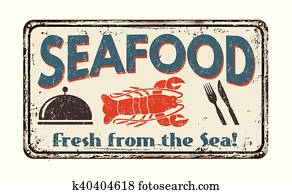 シーフード, 型, 金属の印