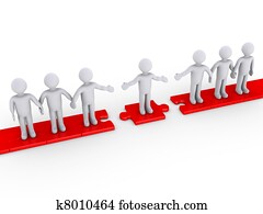 Connection between two teams