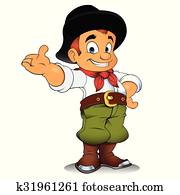 Gaucho cowboy cartoon Gaucho cowboy cartoon