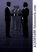 gruppe geschäftsleute