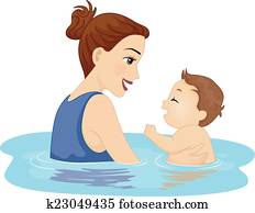 Stock Photo of Mother and Son Taking a Bubble Bath x25872973 - Search ...