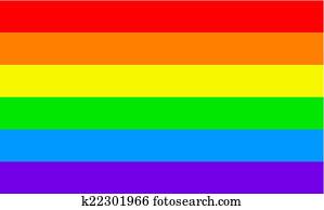 Rainbow flag Rainbow flag