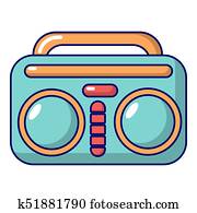 Boombox Drawing | k2148073 | Fotosearch