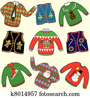 מכוער, חג המולד, סוודרים