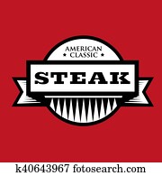 סטייק, -, אמריקאי, קלאסי, בציר, ביל