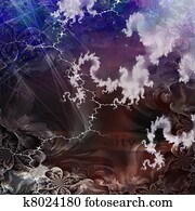 Artistic Abstract with eternal symbol Artistic Abstract with eternal symbol