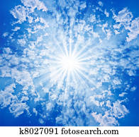 Blue Sky Sun Clouds Blue Sky Sun Clouds