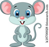niedlich, maus, karikatur niedlich, maus, karikatur