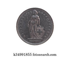 Swiss Franc coin