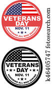 Veterans Day Button Veterans Day Button