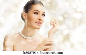 woman with jewelry