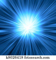 אור כחול, התפוצץ