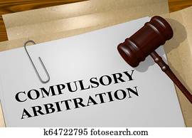 COMPULSORY ARBITRATION concept COMPULSORY ARBITRATION concept