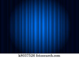 Curtain from the theatre with a spotlight Curtain from the theatre with a spotlight