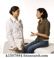 Doctor and patient. Doctor and patient.