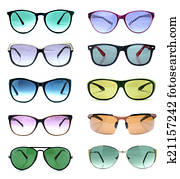 Group of sunglasses