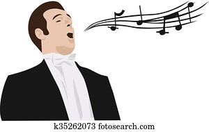 mann, singen, oper mann, singen, oper