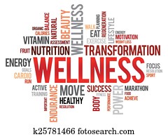 wellness, palavra, nuvem