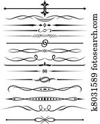 בציר, יסודות, ו, גבולות